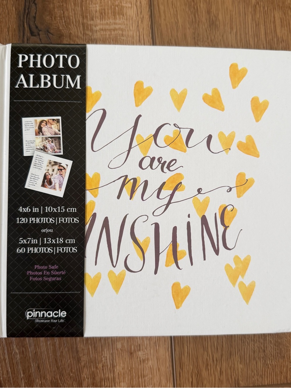 Pinnacle "You Are My Sunshine" Yellow Hearts Photo Album